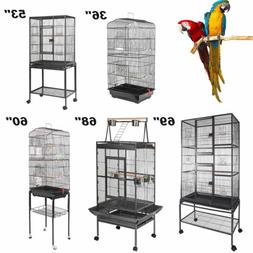 Play Top Parrot Finch Cage Macaw Cockatoo Pet House