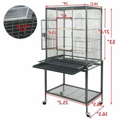 Large Parrot Play Cockatiel House Feeder Stand Play Top Meta