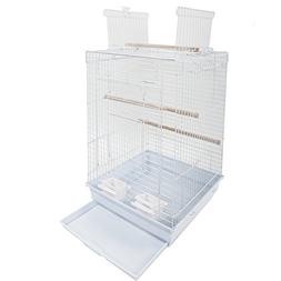For Parrot Lovebirds Parakeets With Wood Perches Food Cups T
